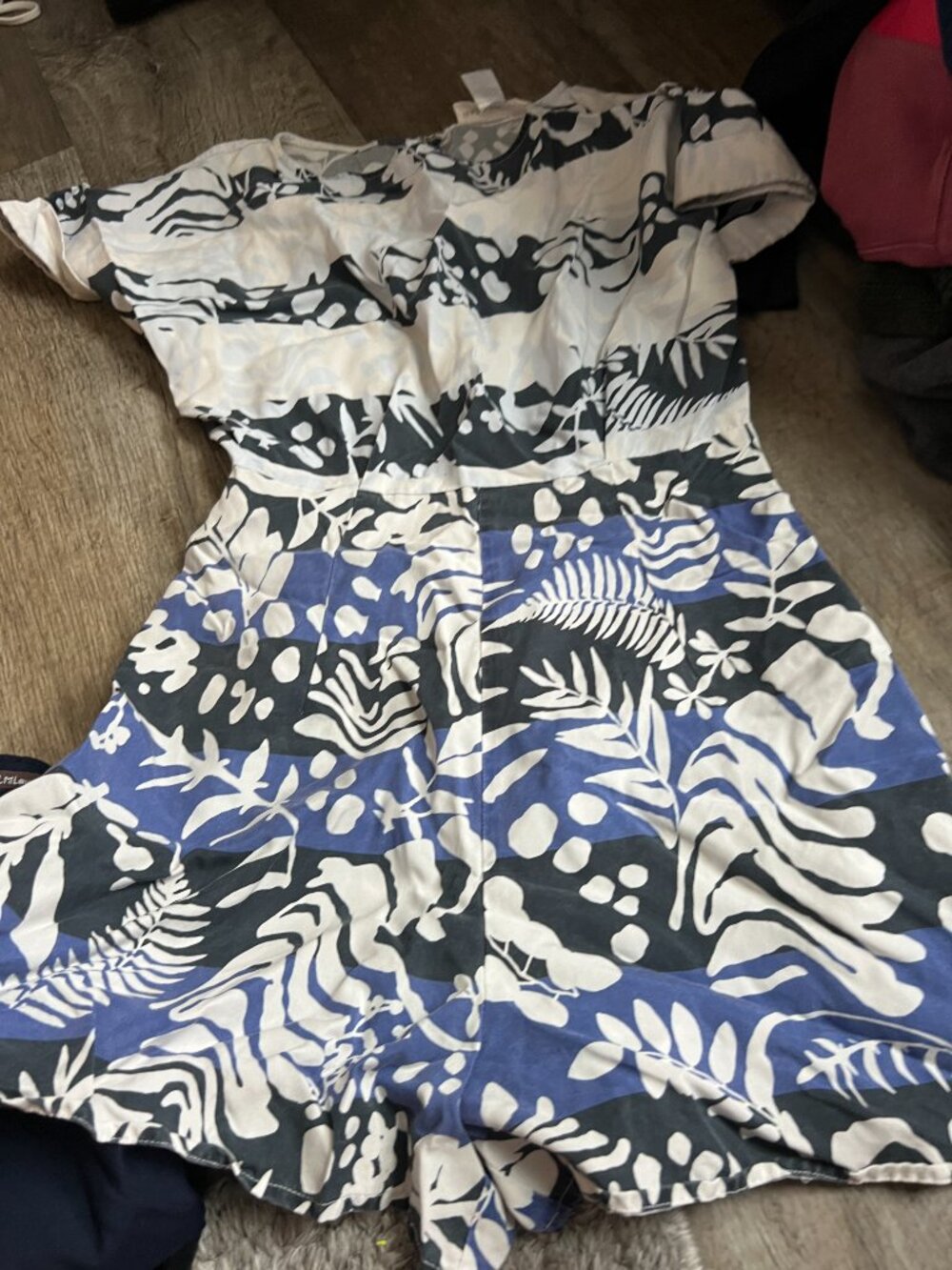 Mara Hoffman Verbena Cuffed Romper size 2 - Picture 6 of 13